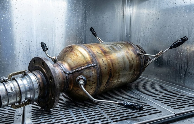 Čištění katalyzátoru